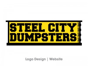 Steel City Dumpsters logo designed by Vink